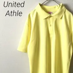 【美品】United Athle ポロシャツ 半袖 メッシュ 無地 シンプルのサムネイル