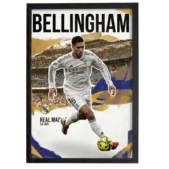即日発送 Bellingham レアル・マドリード A4 額装ポスター