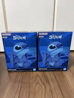 ディズニーキャラクター おおきなSOFVIMATES～スティッチ～ 2体セット