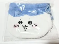 ハチワレ フェイス巾着　ポーチ　ちいかわ