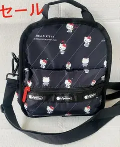 希少 レスポートサック ハローキティコラボ メッセンジャーバッグ 黒 HELLO KITTY × LeSportsac」 コレクション 2019年7月24日（水