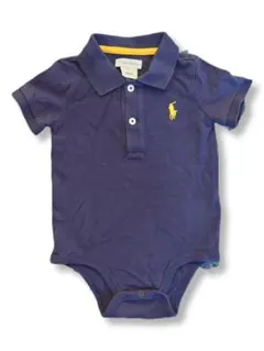 Ralph Lauren ネイビー ロンパース 9M 75㎝ 半袖ラルフローレン