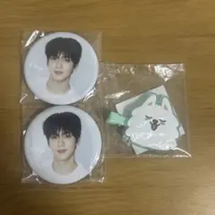 txt ACT:tomorrow ガチャ　ヨンモンヘアクリップ・缶バッチ2個