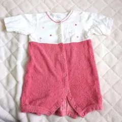 familiar　ベビー ロンパース ピンク 60-75cm