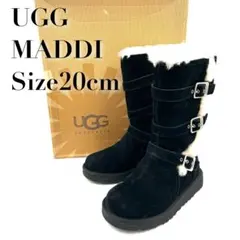【一部訳アリ】UGG アグ K MADDI ムートンブーツ 20cm ブラック