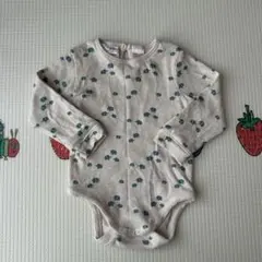 zarababy リブ長袖ロンパース　9-12m