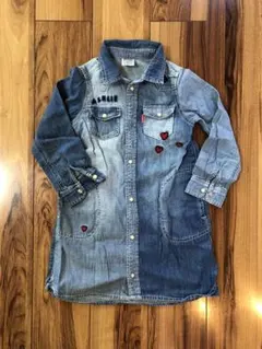 デニムワンピース 女の子 120cm