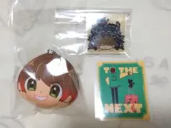 キヨの東キヨドーム 15周年くじ アクリルバッジ ビーズクッション