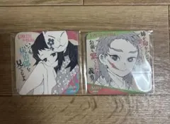 123.鬼滅の刃 原画展 アートコースター 真菰 錆兎 2枚セット