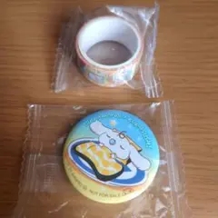 くら寿司 シナモロール みるく 缶バッジ マスキングテープ グッズ セット