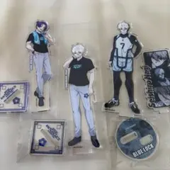 ブルーロック凪誠士郎　御影玲王　場面写付き＆エゴイストフェスタ　アクリルスタンド