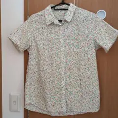 shuca GLOBAL WORK 小花柄 半袖シャツ Mのサムネイル