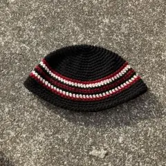 お*し様 ビーニー　クラッシャーハット　バケットハットy2k 古着