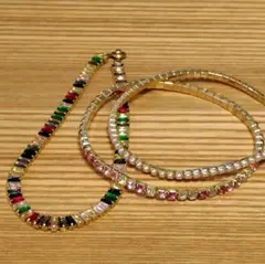 青山デカーボ　お菓子缶用アクセサリーチェーン 3本セット