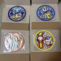 ナルミヤキャラクターズクリアラバーコースター　4枚