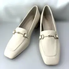 WAオリエンタルトラフィック　メタリックラインビットヒールローファー