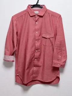 新品 J.N.R.D. JUNRed ジュンレッド 七分袖シャツ レッド M