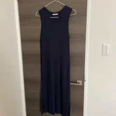 MERCURYDUO ノースリーブ ロングニットワンピース