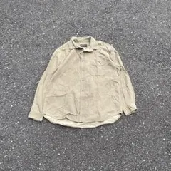 90's エディーバウアー ヘリンボーン コットンツイル シャツ アーカイブ