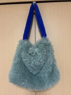 COOCO クーコ バイナラーエコファートートバッグ 未使用品 ブルー系フェイク