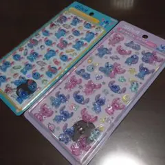 正規品　ディズニー　スティッチ　ボンボンドロップシール　2セット