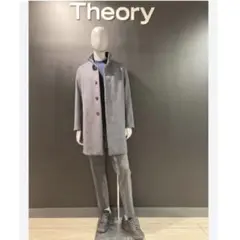 【1度着用のみ美品】 セオリー スタンドカラーコート 近年モデル ウールコート