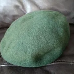 日本製　ダークグリーンベレー帽