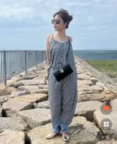 チェックワンピース nugu