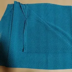 水色 ドット柄 生地 布地 ハンドメイド 約10ｍ　1ｍ300円　3ｍ以上で。