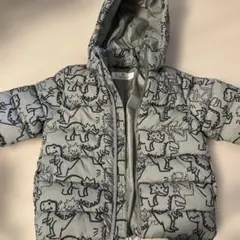 H&M 恐竜プリント フード付きジャケット 98/104