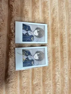 にじさんじ 加賀美ハヤト チェキ風カード 金箔サイン