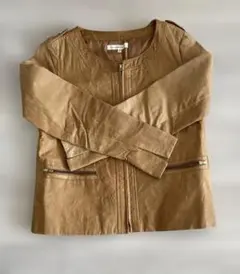 green label relaxing レザーアウター 38 キャメル 本革