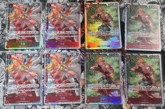 ワンピースカード 孔雀 ひばり SR 4枚 海軍　赤デッキパーツ