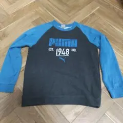PUMA トレーナー 150サイズ グレー/ブルー