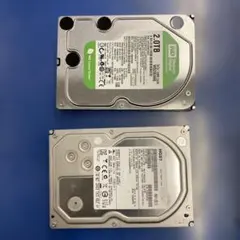 1214 HDD 3.5インチ 正常 2TB 3個 - メルカリ