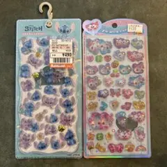 スティッチプチドロップシール　うるちゅる　まじかるみゅーちゃん　ディズニー