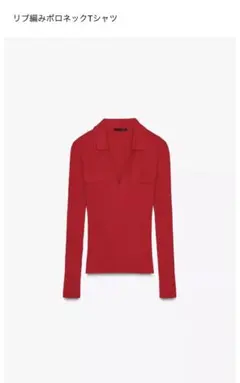 ZARA ザラ　　リブ編み長袖　　長袖トップス