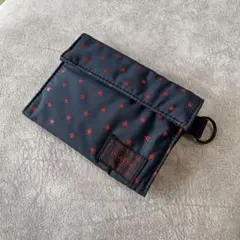 【希少】HEAD PORTER MASTER NAVY 星柄 折財布 ポーターのサムネイル