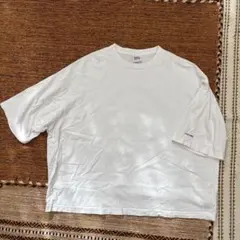 ホワイト Tシャツ Lサイズ CHOW DOWN刺繍