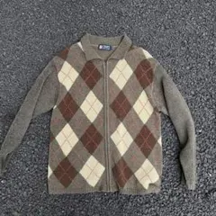 CHAPS RALPH LAUREN アーガイルセーター M