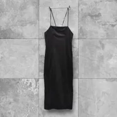 callautia✨️カラウティア　ベロア タイトキャミワンピース　ブラック