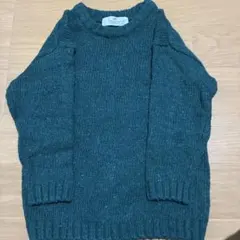 H&M ダークグリーン セーター 110/116