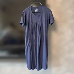 MUJI 無印良品 マタニティワンピース ネイビー M-L