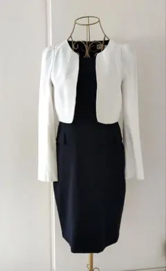 ジャケット　ドッキング　ワンピース