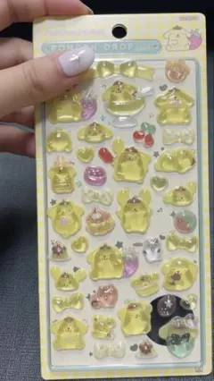 ぴ*様 ポムポムプリン　ボンボンドロップシール
