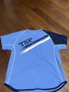 TSP 半袖Tシャツ ライトブルー/ネイビー