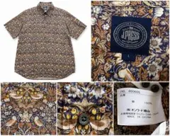 美品 J.PRESS リバティ ウィリアムモリス柄 半袖シャツ Lのサムネイル
