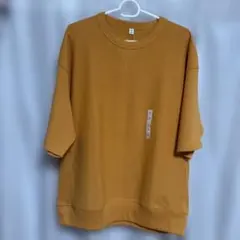 GU スウェT 5分袖 イエロー Mサイズ