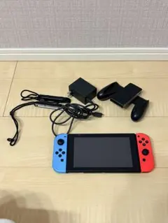 Nintendo Switch 本体 青/赤 充電器付き ジャンク品