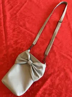 【美品】ミニショルダーバッグ 本革 （肩紐サイズ調整可能）